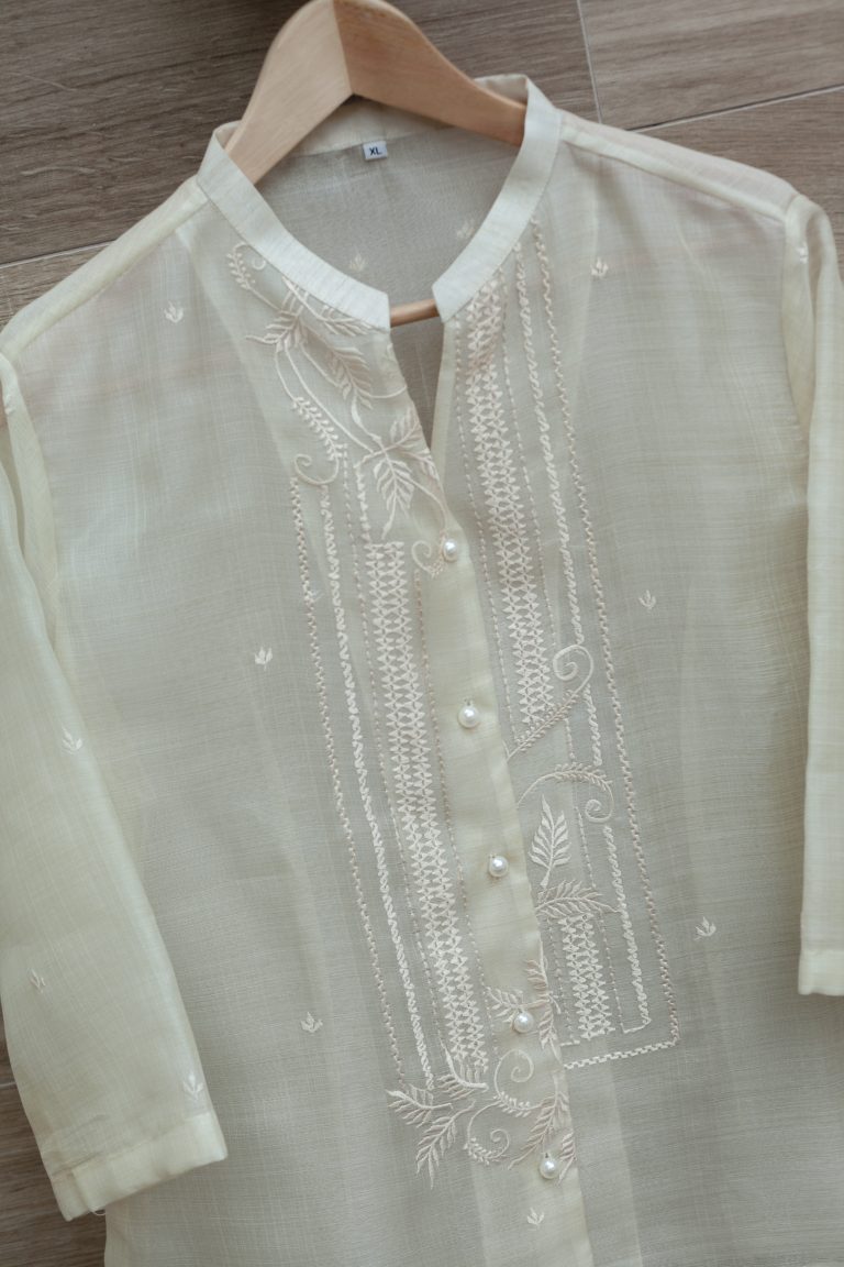 Women’s Barong Tagalog Piña Cocoon (size XL) – Filshopper Singapore